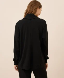 Organic Airplane Drape Cardigan