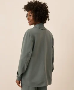 Organic Airplane Drape Cardigan