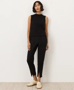 Organic Airplane Mock Neck Shell