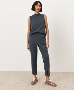 Organic Airplane Mock Neck Shell