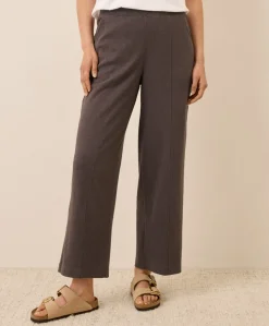 Organic Airplane Pintuck Wide Leg Pant