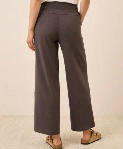 Organic Airplane Pintuck Wide Leg Pant