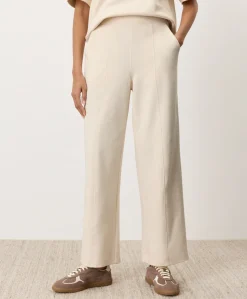 Organic Airplane Pintuck Wide Leg Pant