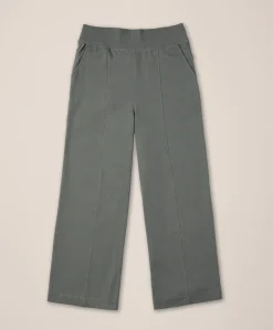 Organic Airplane Pintuck Wide Leg Pant