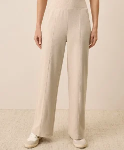 Organic Airplane Pintuck Wide Leg Pant