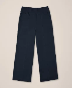 Organic Airplane Pintuck Wide Leg Pant
