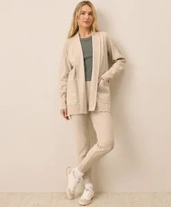 Organic Airplane Wrap Cardigan