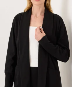 Organic Airplane Wrap Cardigan