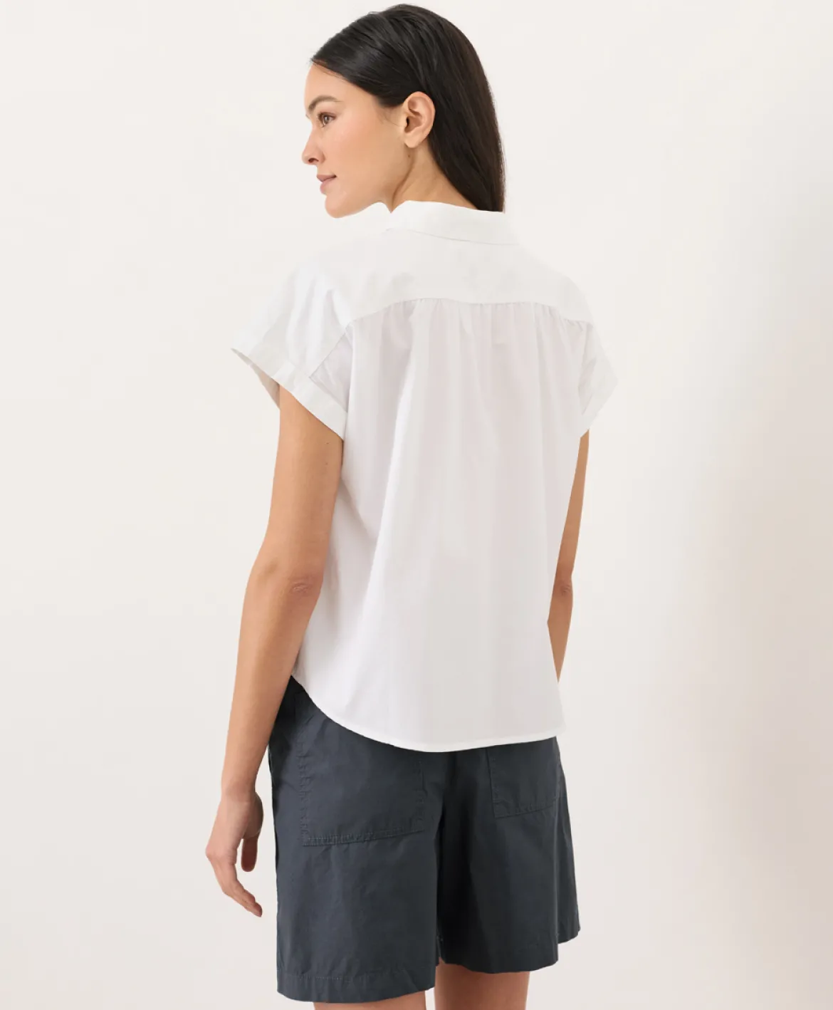 Organic All Day Poplin Easy Shirt