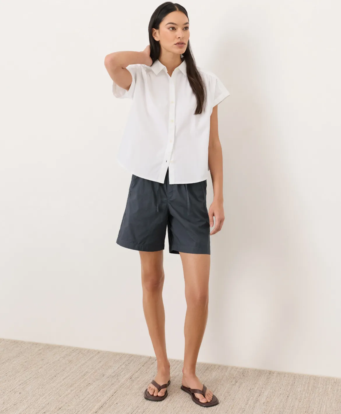 Organic All Day Poplin Easy Shirt