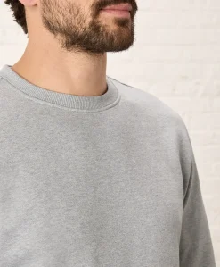 Organic Brushed Fleece Crew Sweatshirt