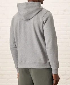 Organic Brushed Fleece Pullover Hoodie