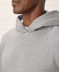 Organic Brushed Fleece Pullover Hoodie