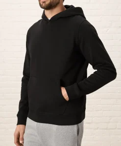 Organic Brushed Fleece Pullover Hoodie
