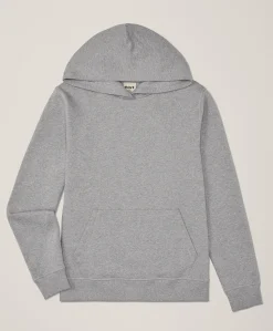 Organic Brushed Fleece Pullover Hoodie