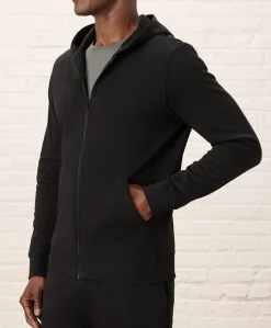 Organic Brushed Fleece Zip Hoodie