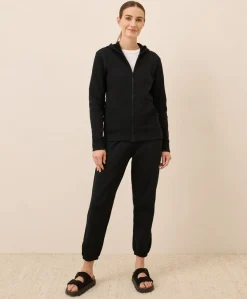 Organic Brushed Fleece Zip Hoodie