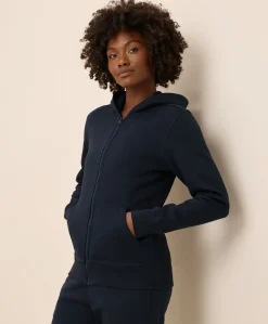 Organic Brushed Fleece Zip Hoodie