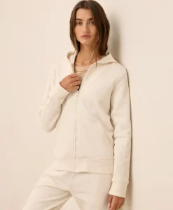 Organic Brushed Fleece Zip Hoodie