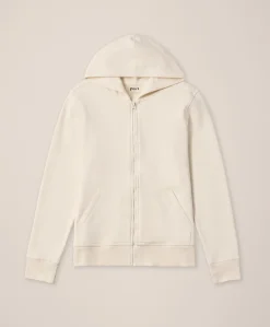 Organic Brushed Fleece Zip Hoodie