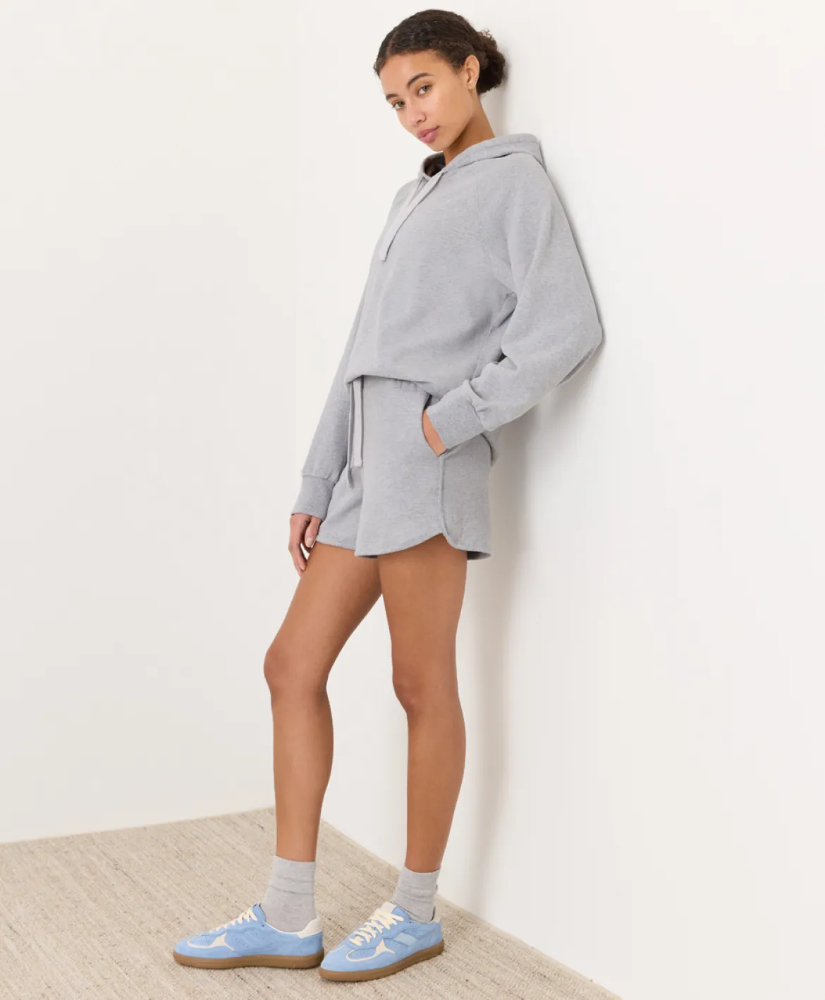 Organic Cloudknit Curved Hem Short