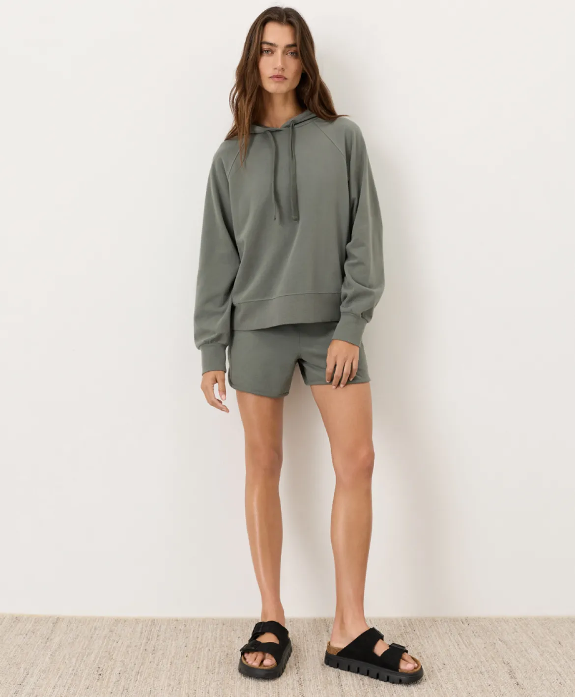 Organic Cloudknit Curved Hem Short