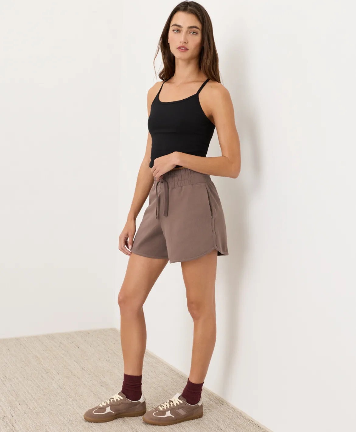 Organic Cloudknit Curved Hem Short