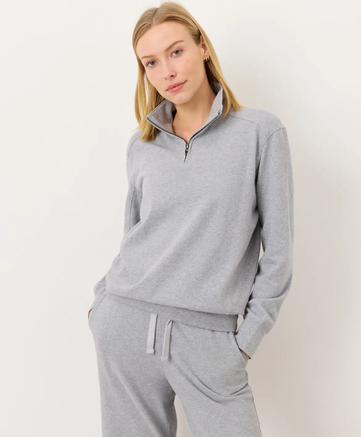 Organic Cloudknit Quarter Zip
