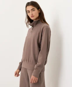 Organic Cloudknit Quarter Zip