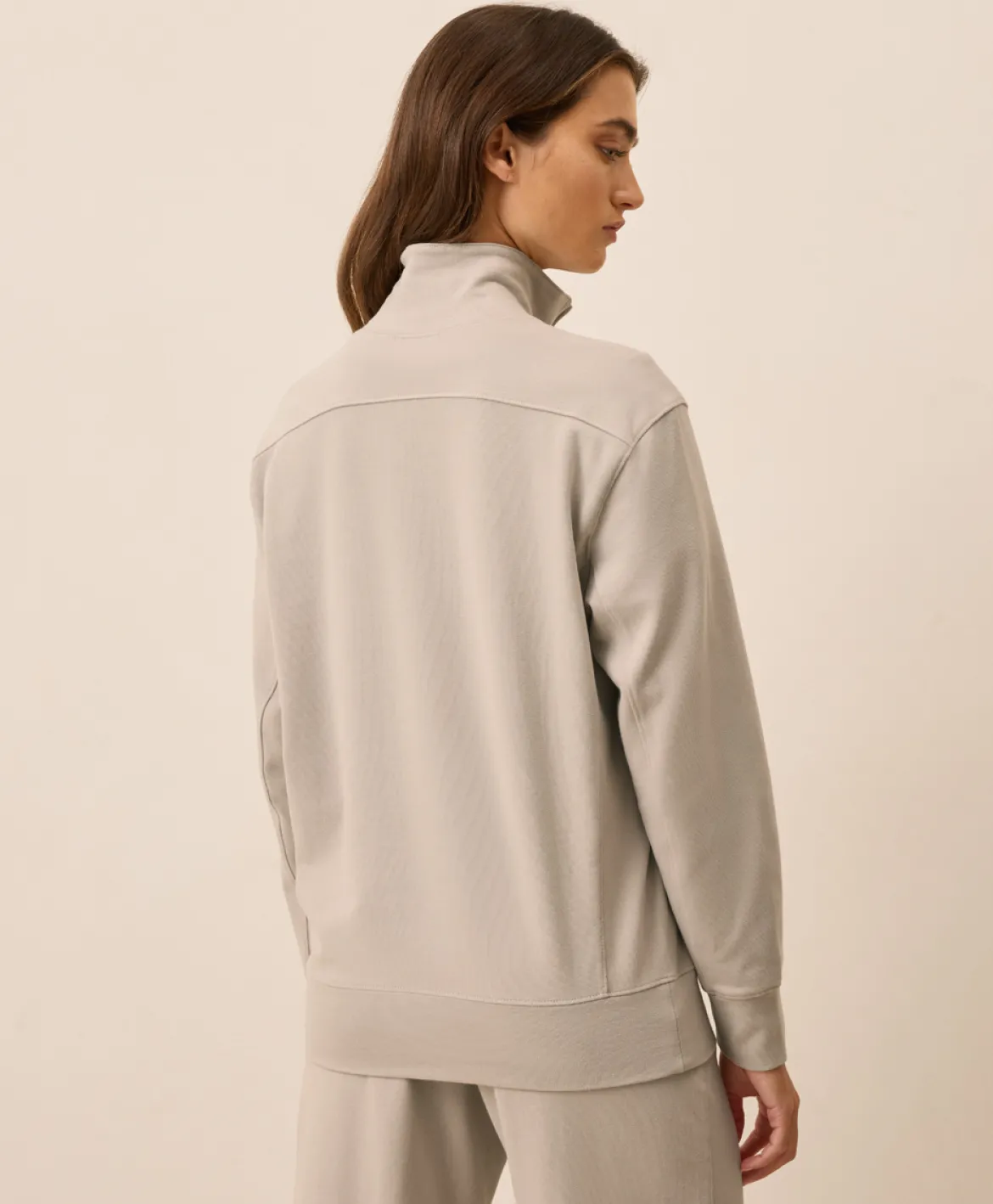 Organic Cloudknit Quarter Zip