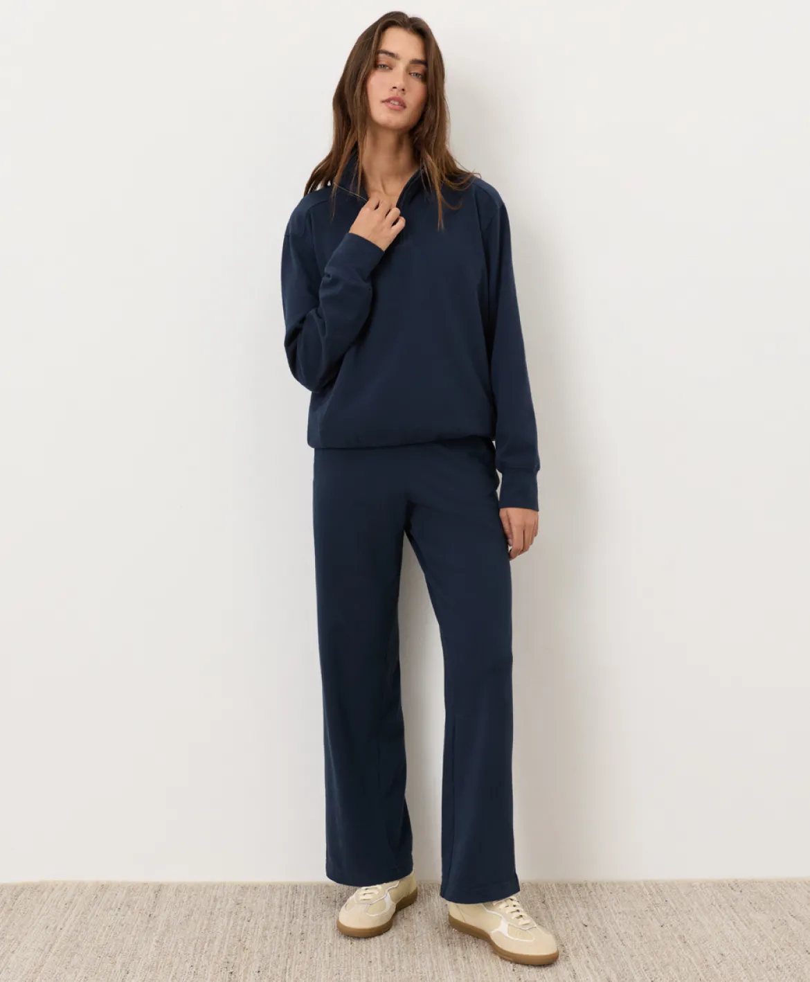 Organic Cloudknit Quarter Zip