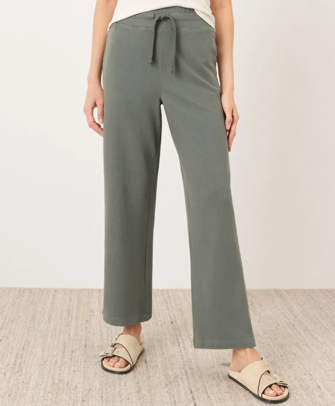 Organic Cloudknit Wide Leg Pant