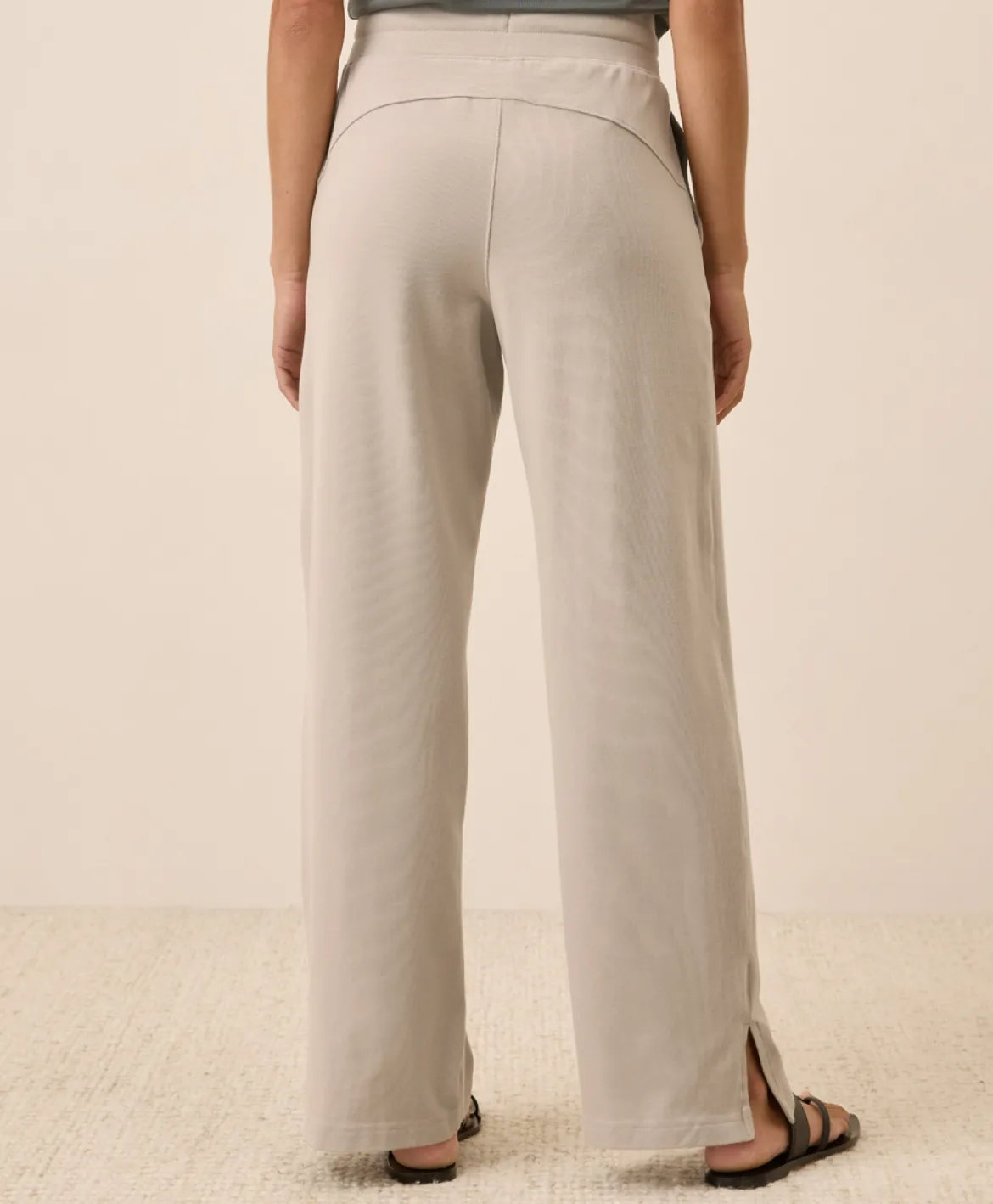Organic Cloudknit Wide Leg Pant