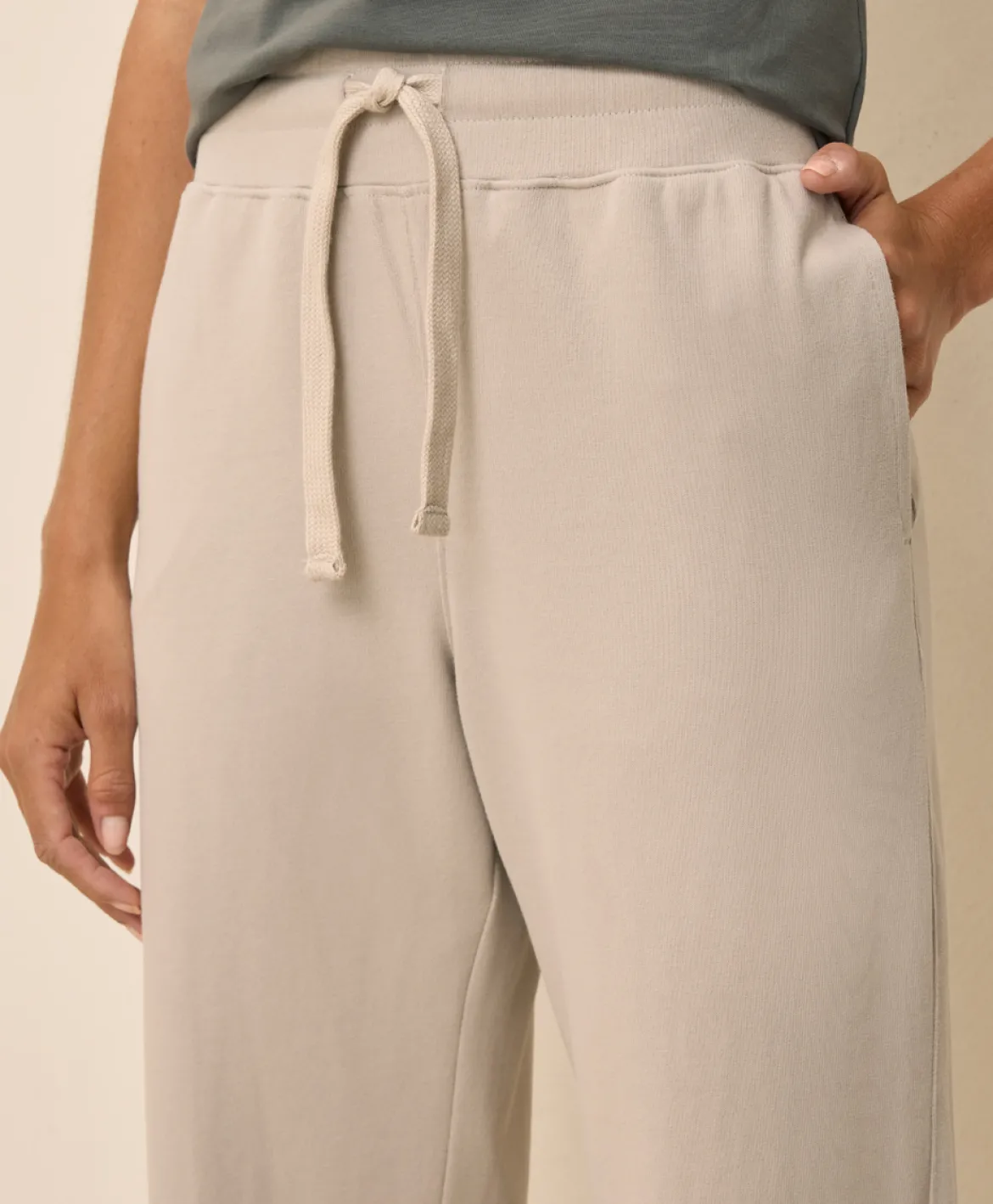Organic Cloudknit Wide Leg Pant