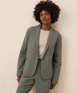 Organic Coastal Double Gauze Lined Easy Jacket