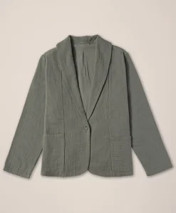 Organic Coastal Double Gauze Lined Easy Jacket