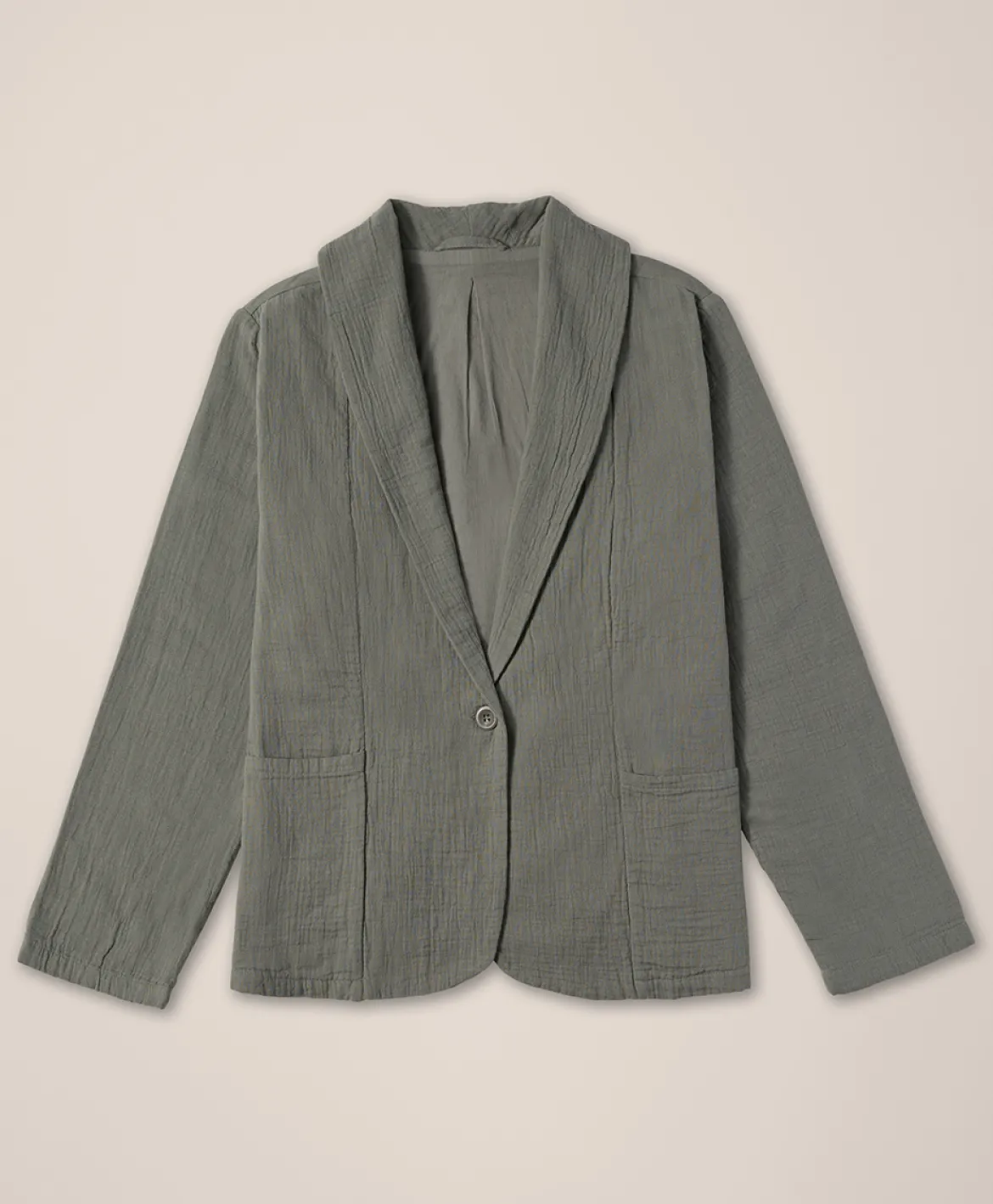 Organic Coastal Double Gauze Lined Easy Jacket