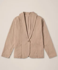 Organic Coastal Double Gauze Lined Easy Jacket
