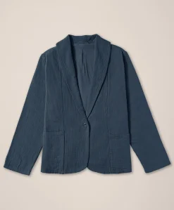 Organic Coastal Double Gauze Lined Easy Jacket