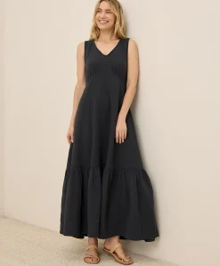 Organic Coastal Double Gauze Beach To Brunch Maxi Dress