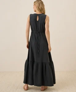 Organic Coastal Double Gauze Beach To Brunch Maxi Dress