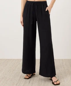 Organic Coastal Double Gauze Split Hem Pant