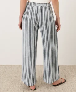 Organic Coastal Double Gauze Split Hem Pant