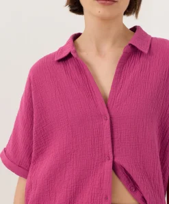 Organic Coastal Double Gauze Oversized Shirt