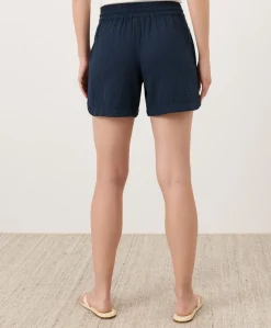 Organic Coastal Double Gauze Curved Hem Short