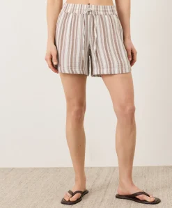 Organic Coastal Double Gauze Curved Hem Short