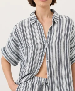 Organic Coastal Double Gauze Oversized Shirt