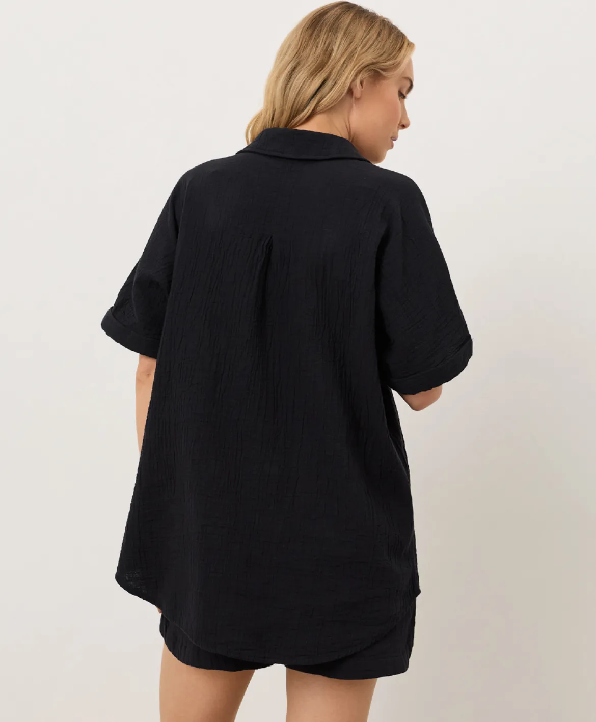 Organic Coastal Double Gauze Oversized Shirt
