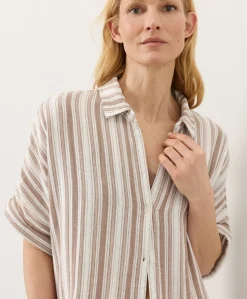 Organic Coastal Double Gauze Oversized Shirt