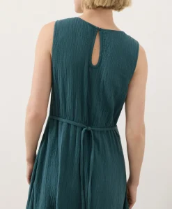 Organic Coastal Double Gauze Beach To Brunch Maxi Dress